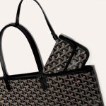 Goyard Saint Louis PM Tote Bag Black - Image 4